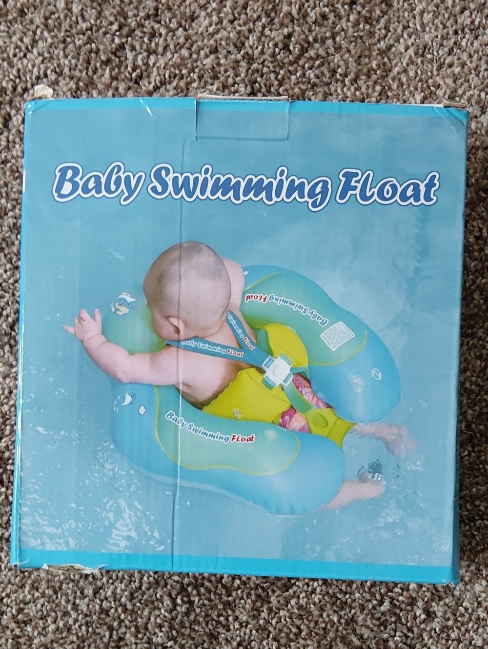 Baby Swimming Float - Blue & Yellow
